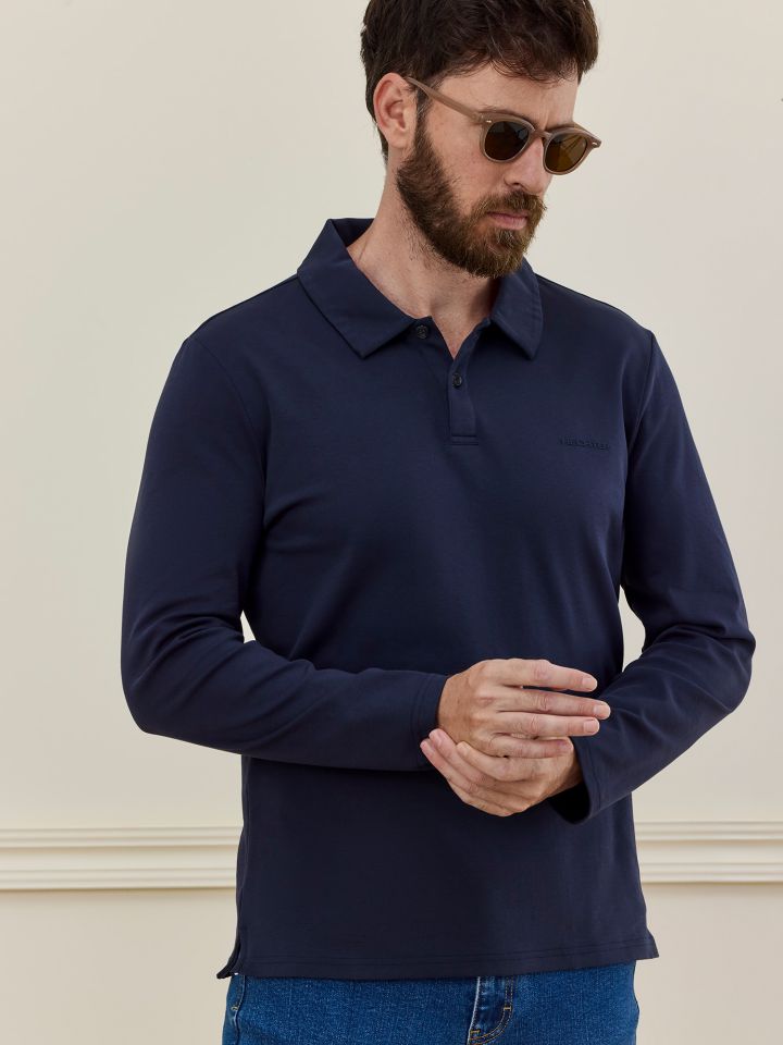 HECHTER PARIS חולצת פולו אלגנטית