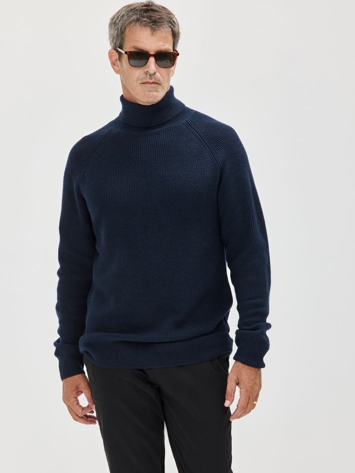 HECHTER PARIS סריג גולף 100% צמר