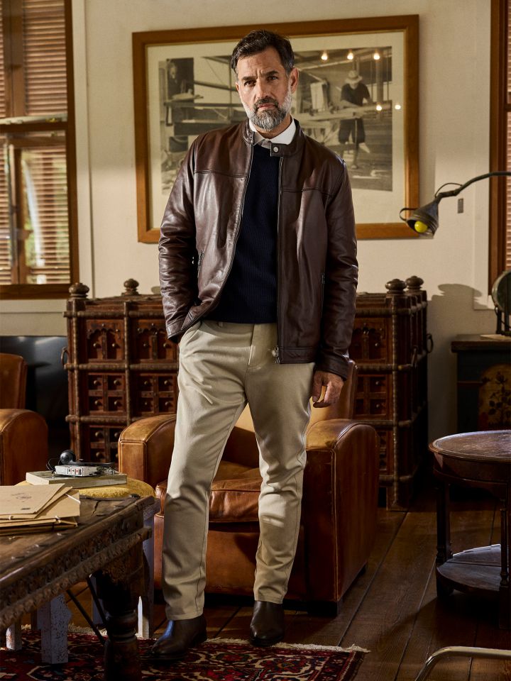 HECHTER PARIS מכנסי צ’ינו טנסל