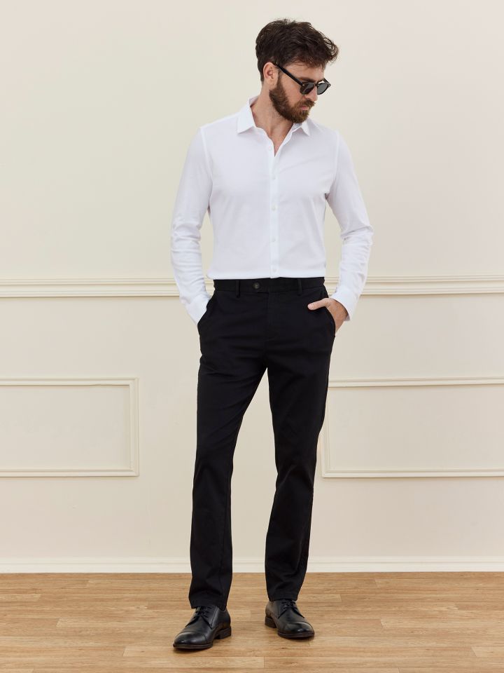 MAX MORETTI מכנסי צ’ינו NON IRON