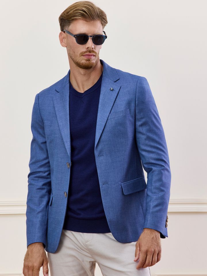 HECHTER PARIS בלייזר במראה פשתן