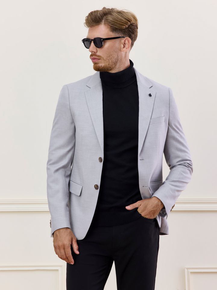 HECHTER PARIS בלייזר במראה פשתן