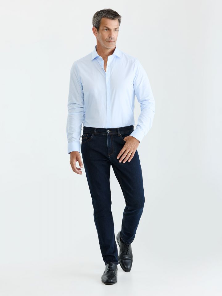 MAX MORETTI מכנסי ג’ינס פרומו בגזרת סלים