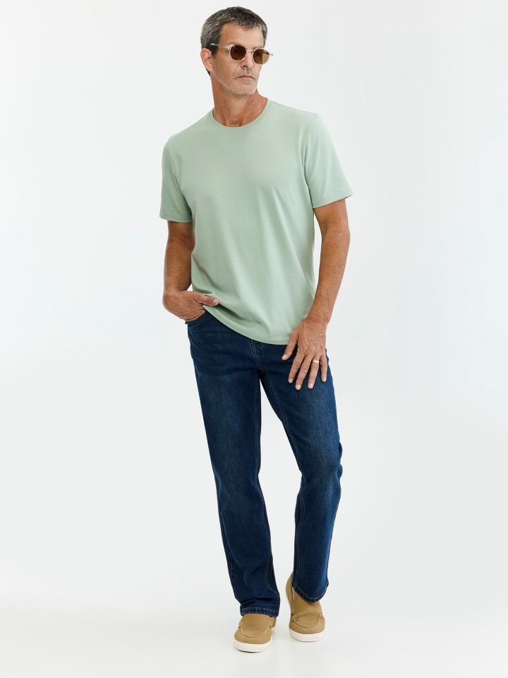 HECHTER PARIS מכנסי ג’ינס מתיח בגזרת בוטקאט