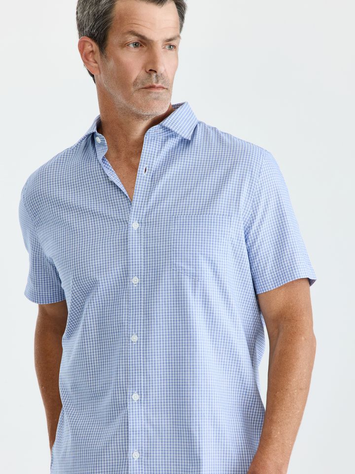 MAX MORETTI חולצה מכופתרת EASY CARE בגזרת רגולר פיט