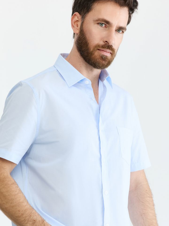 MAX MORETTI חולצה מכופתרת EASY CARE בגזרת רגולר פיט