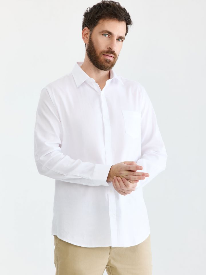 MAX MORETTI חולצת איזיקר בגזרת רגולר פיט