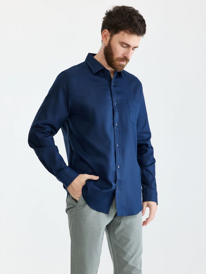 MAX MORETTI חולצת איזיקר בגזרת רגולר פיט