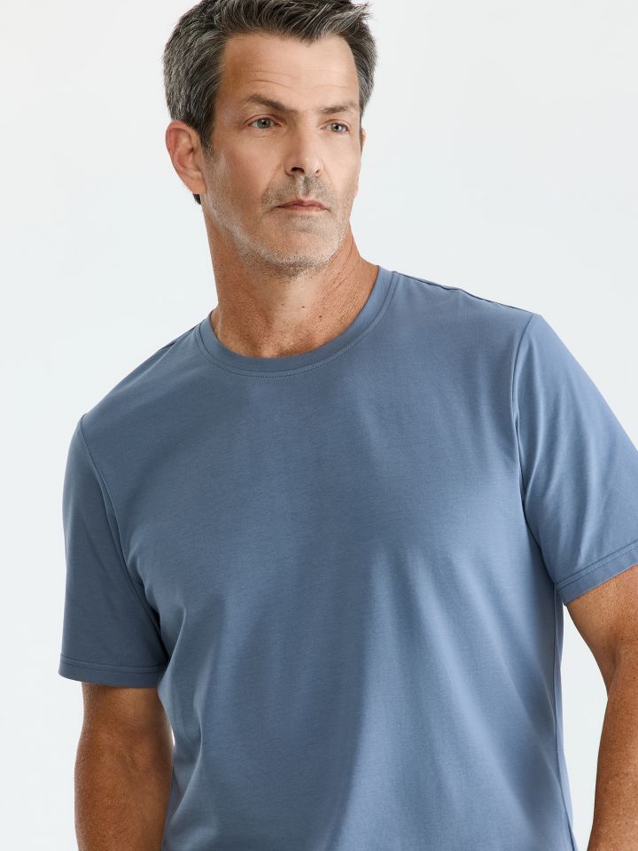 MAX MORETTI חולצת טי שירט כותנה לייקרה