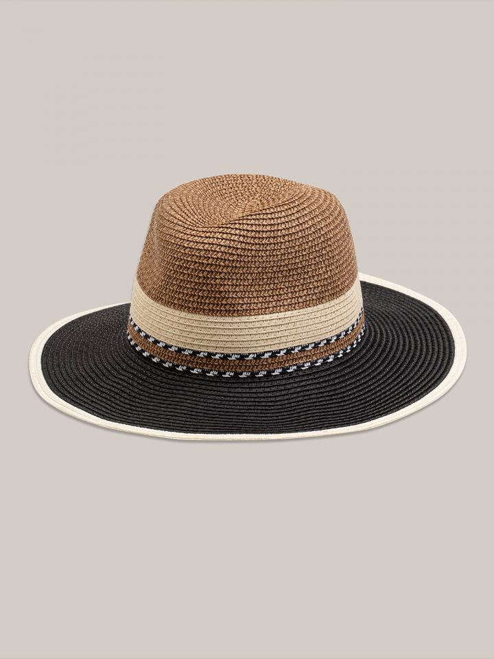 כובע פדורה שילוב צבעים
