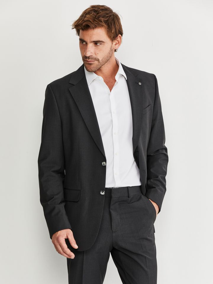 MAX MORETTI  ג’קט חליפת טפלון רגולר פיט