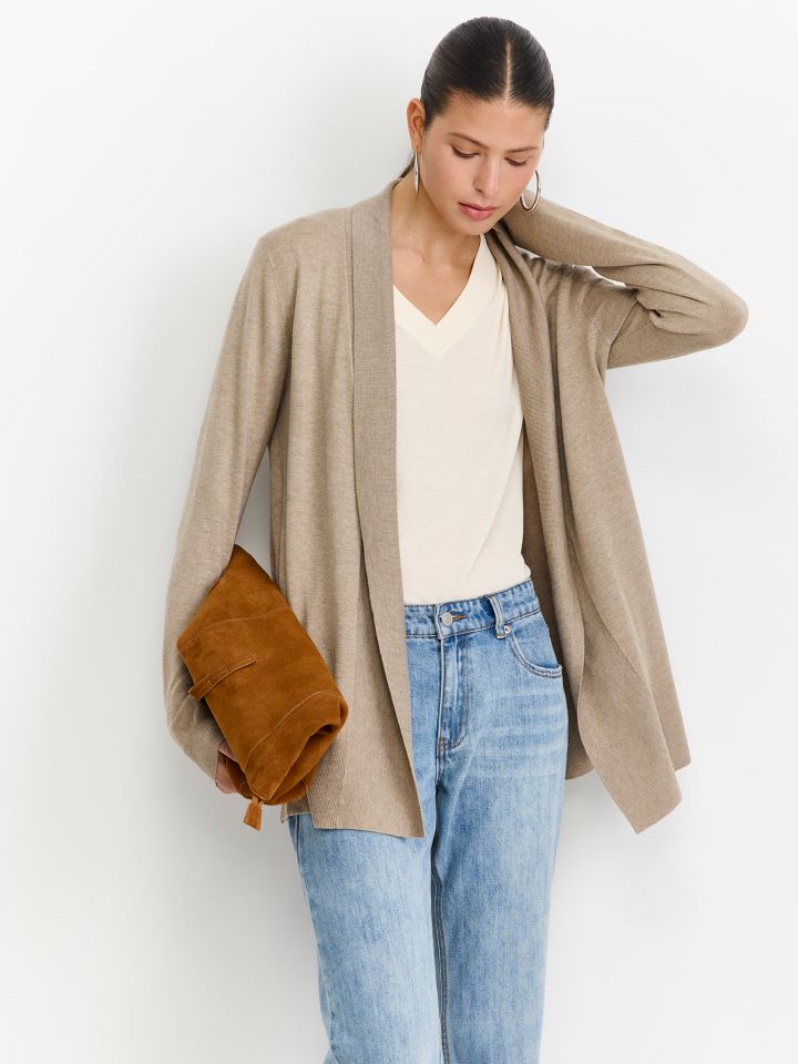 קרדיגן צווארון שאל