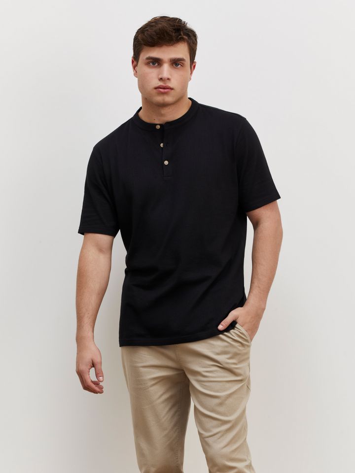 חולצת פולו צווארון סיני TSUMI