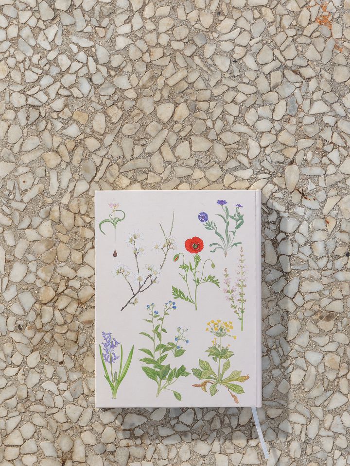 מחברת פרחים כריכה קשה 13.8X18ס”מ רטג