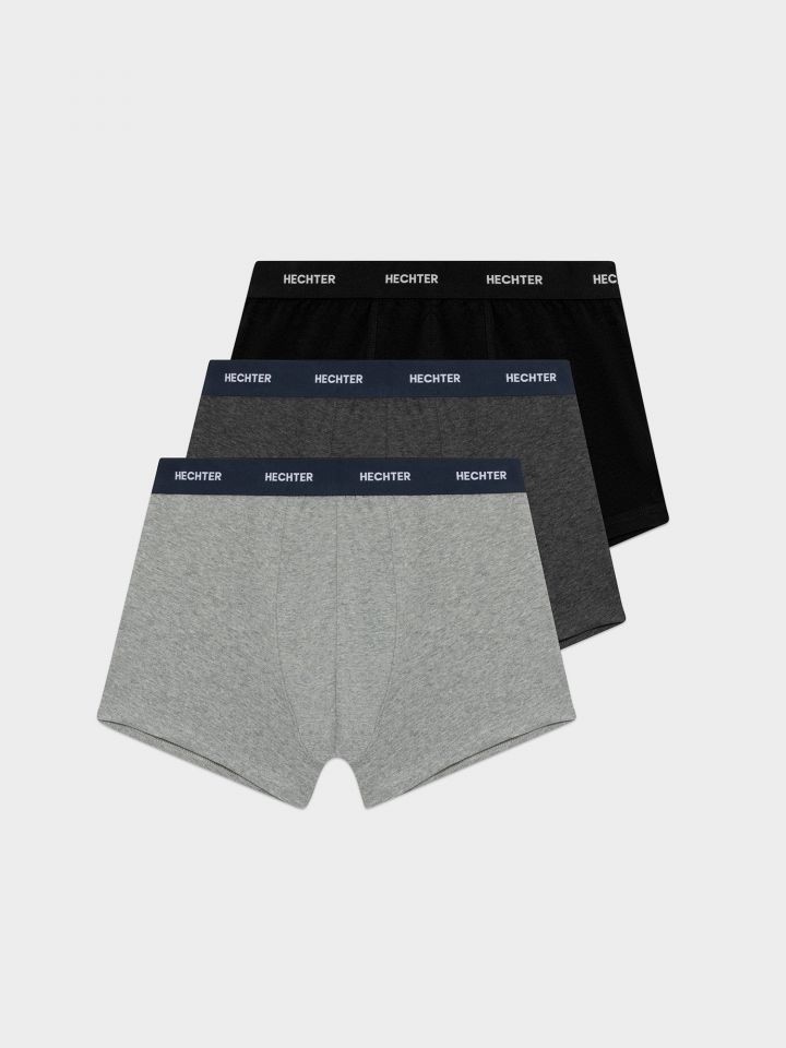 HECHTER PARIS  מארז 3 תחתוני בוקסר כותנה