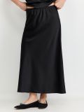 חצאית סאטן מותן אלסטית