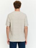 חולצ טי טקסטורה פס