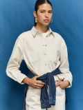 חולצת ג’ינס בהירה OVERSIZE