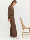 מכנסי סריג בגזרת Wide Leg