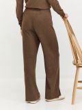 מכנסי סריג בגזרת Wide Leg