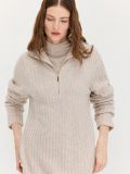 שמלת סריג מסיב ממוחזר