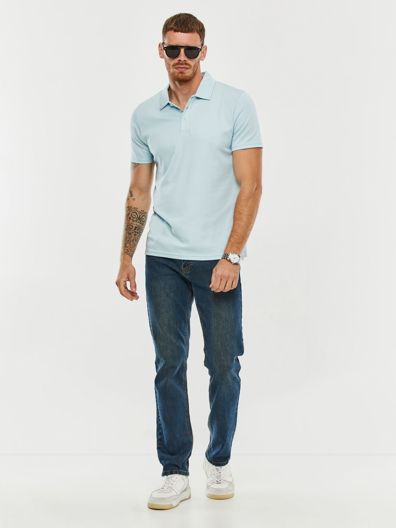 HECHTER PARIS
ג’ינס מטופל גזרה ישרה