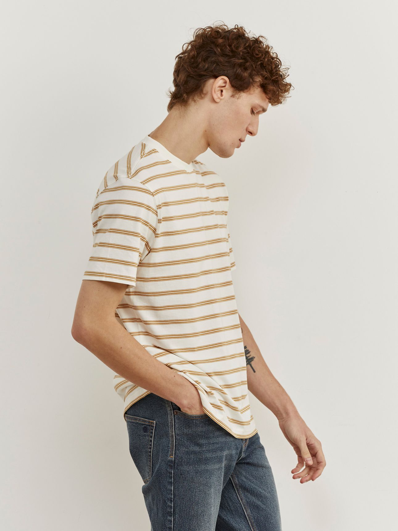 טי שירט קצרה פסים