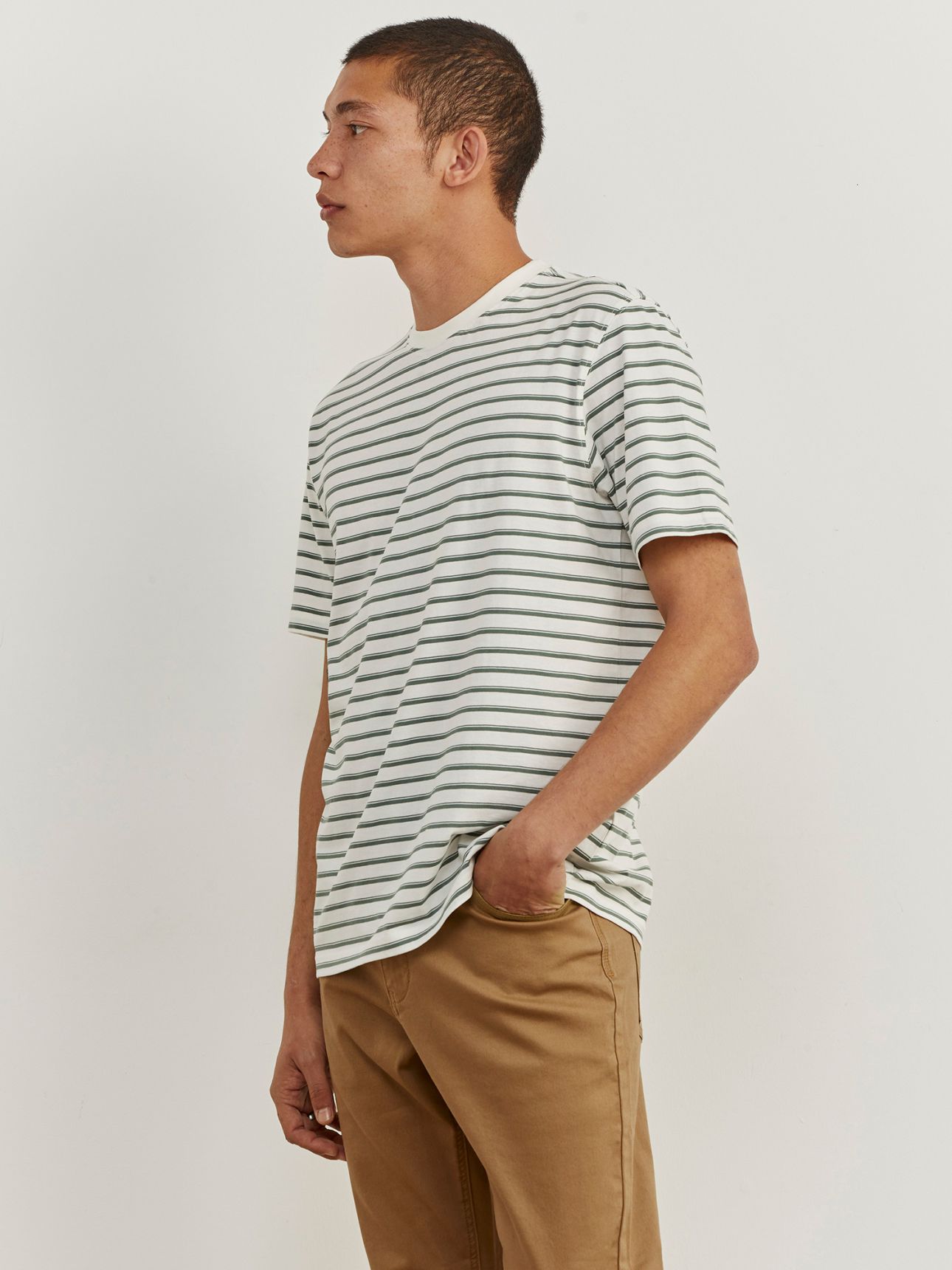 טי שירט קצרה פסים