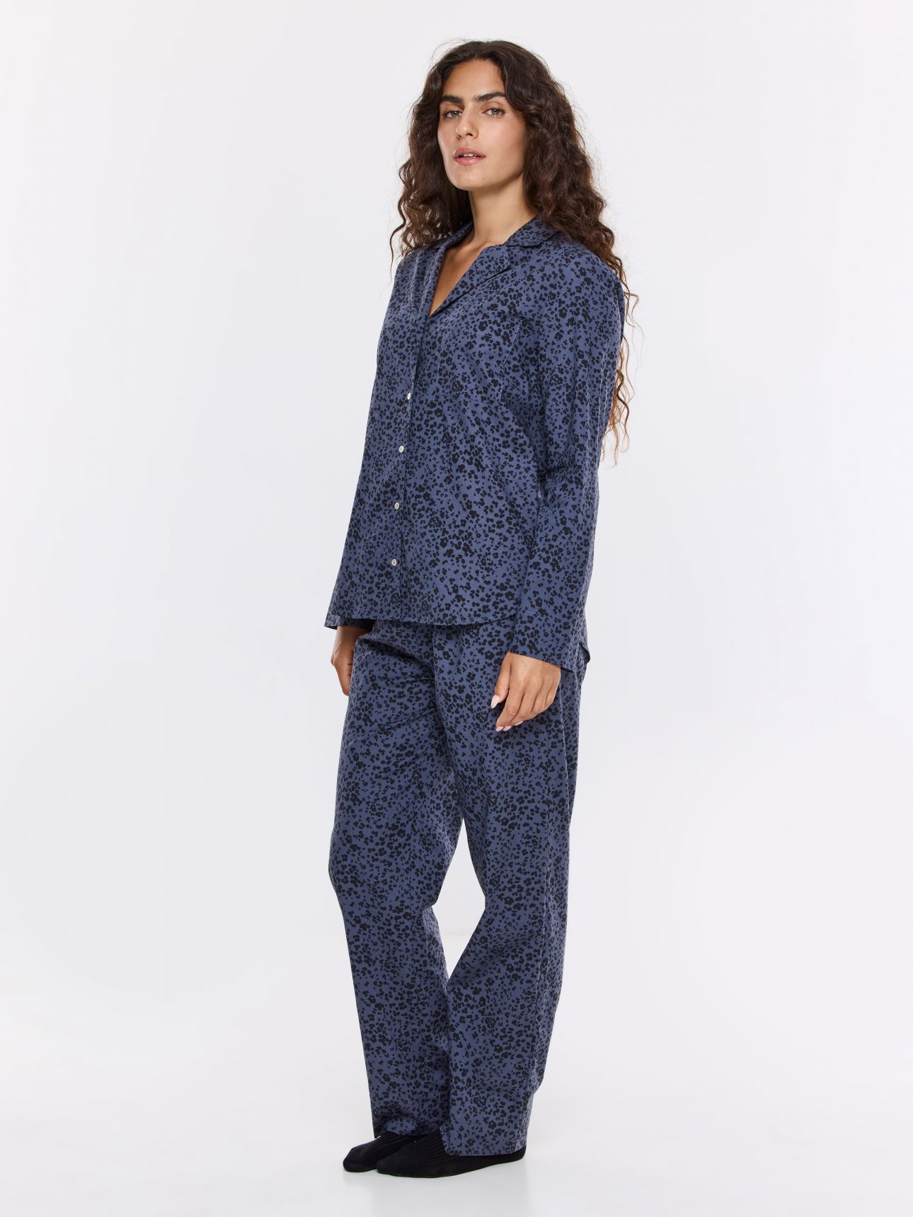 מארז סט פיג’מה אריג מודפס