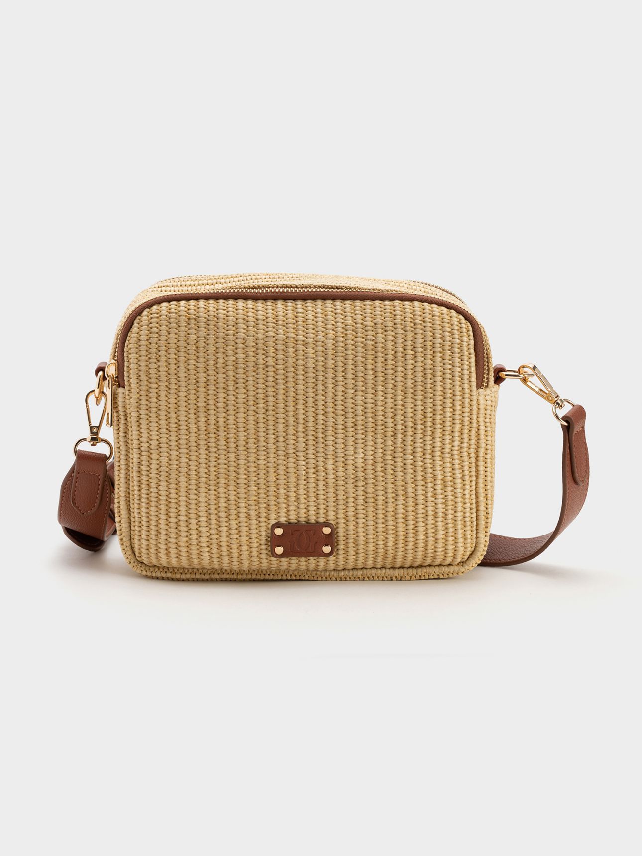 תיק צד במראה קש