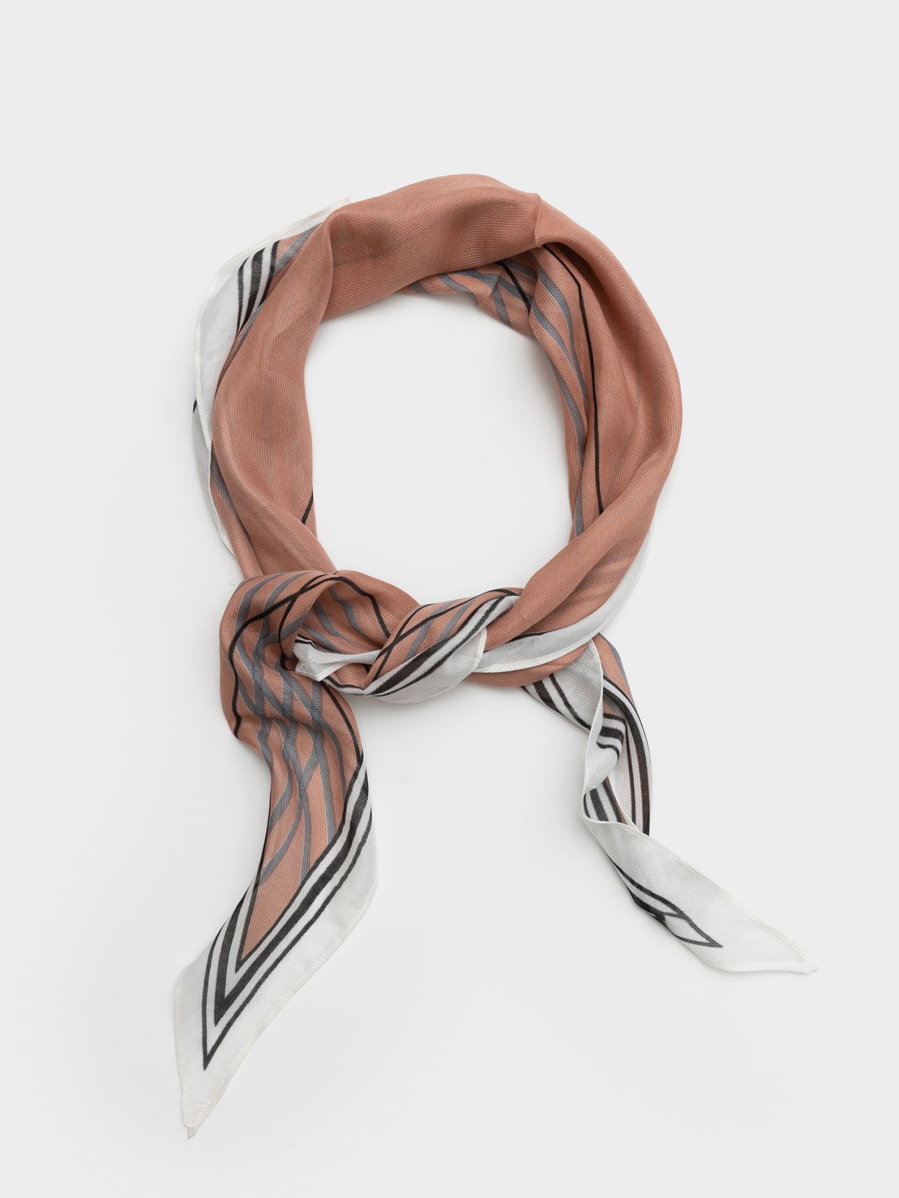 מטפחת משולשת פסים