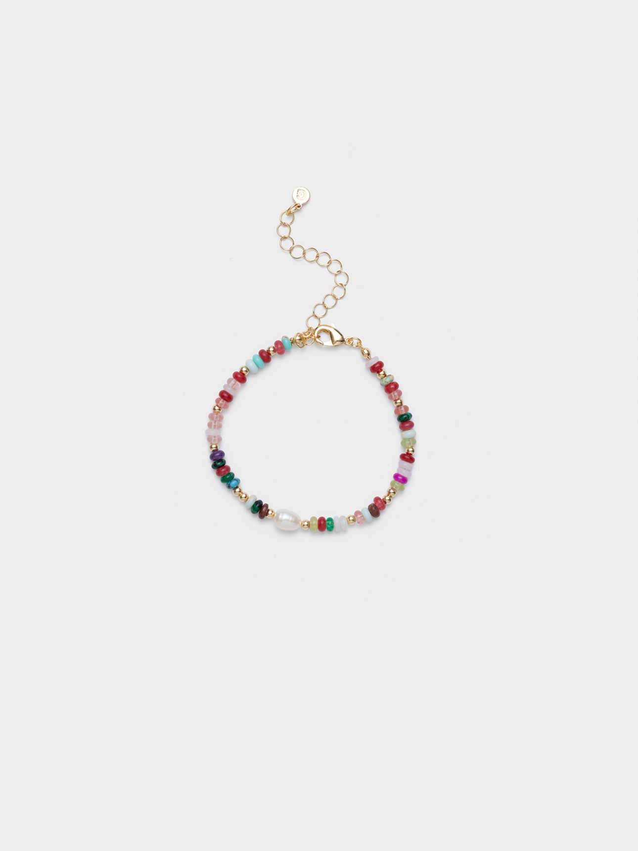 צמיד חרוזים ופנינה