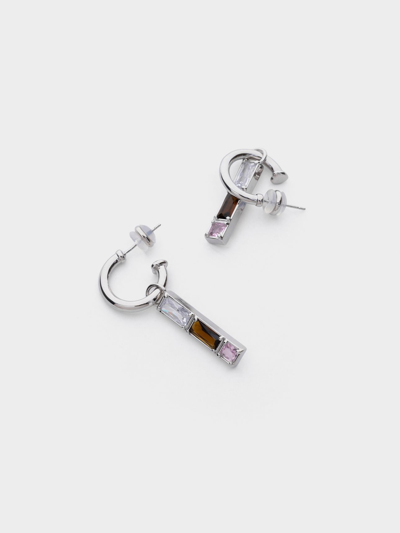 עגילי זיקרון צבעוניים