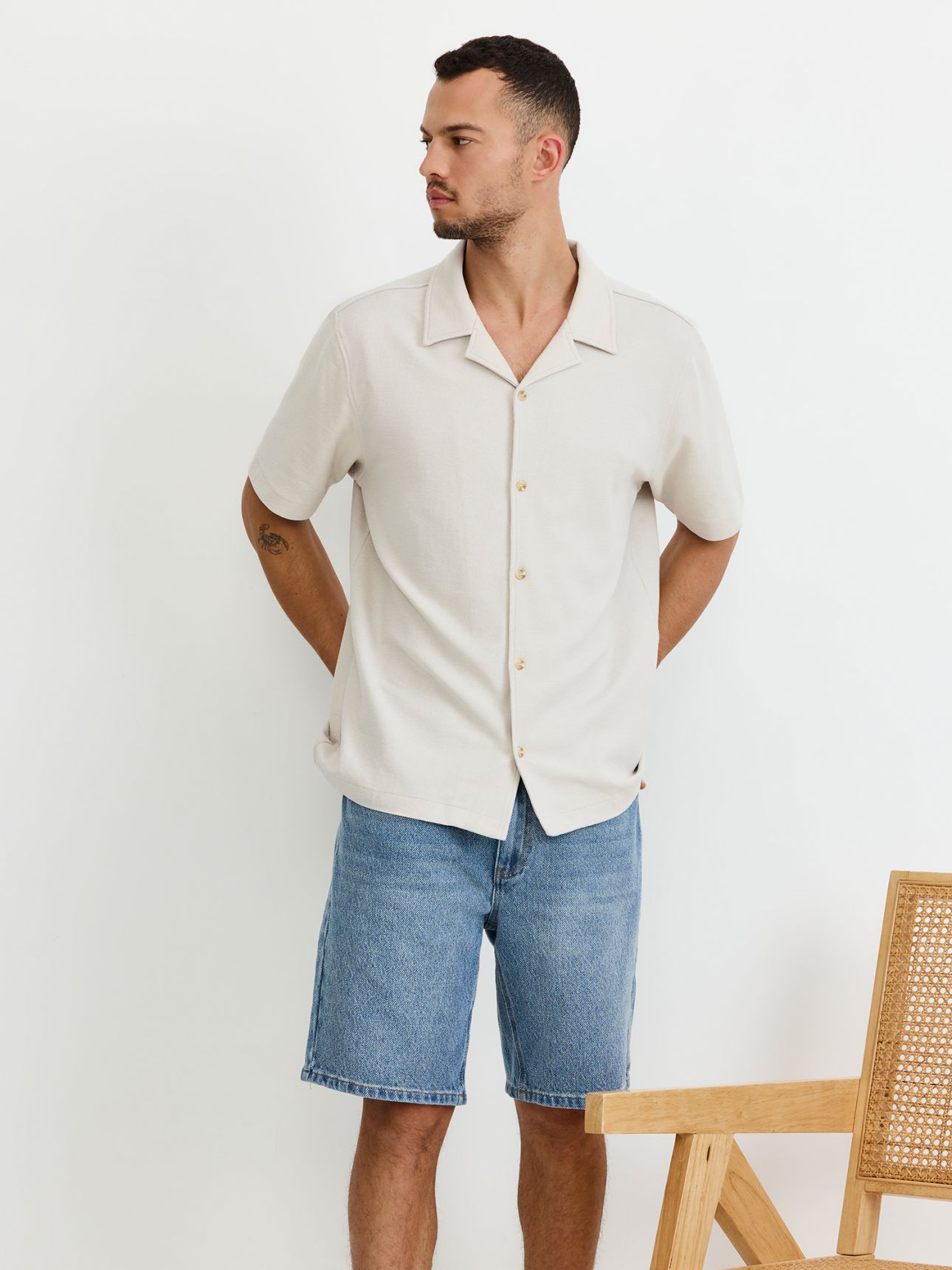 קאמפ סרוגה טקסטורה