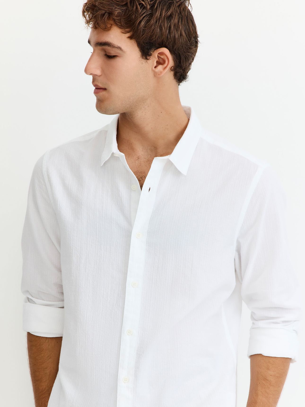 חולצה מכופתרת ארוכה סירסאקר