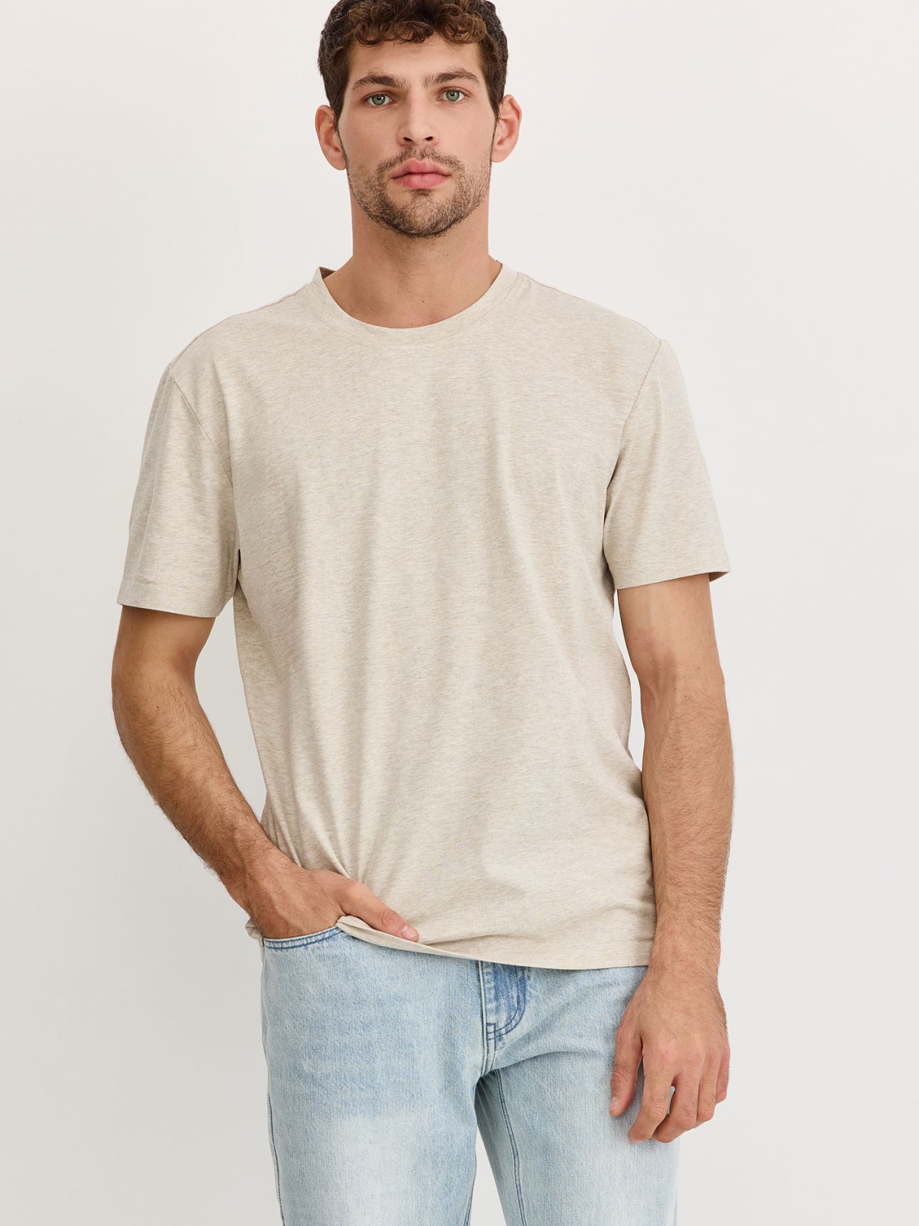 טי שירט קצרה מלאנז’