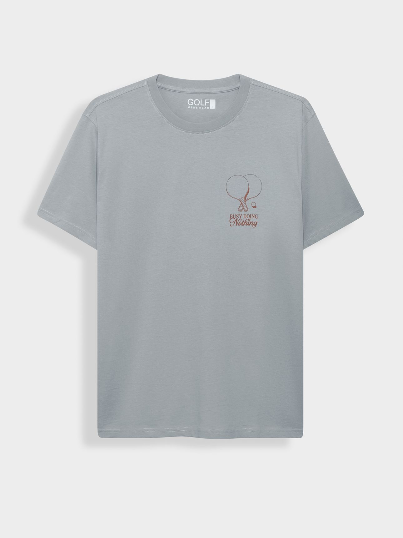 טי שירט קצרה דפוס חוף