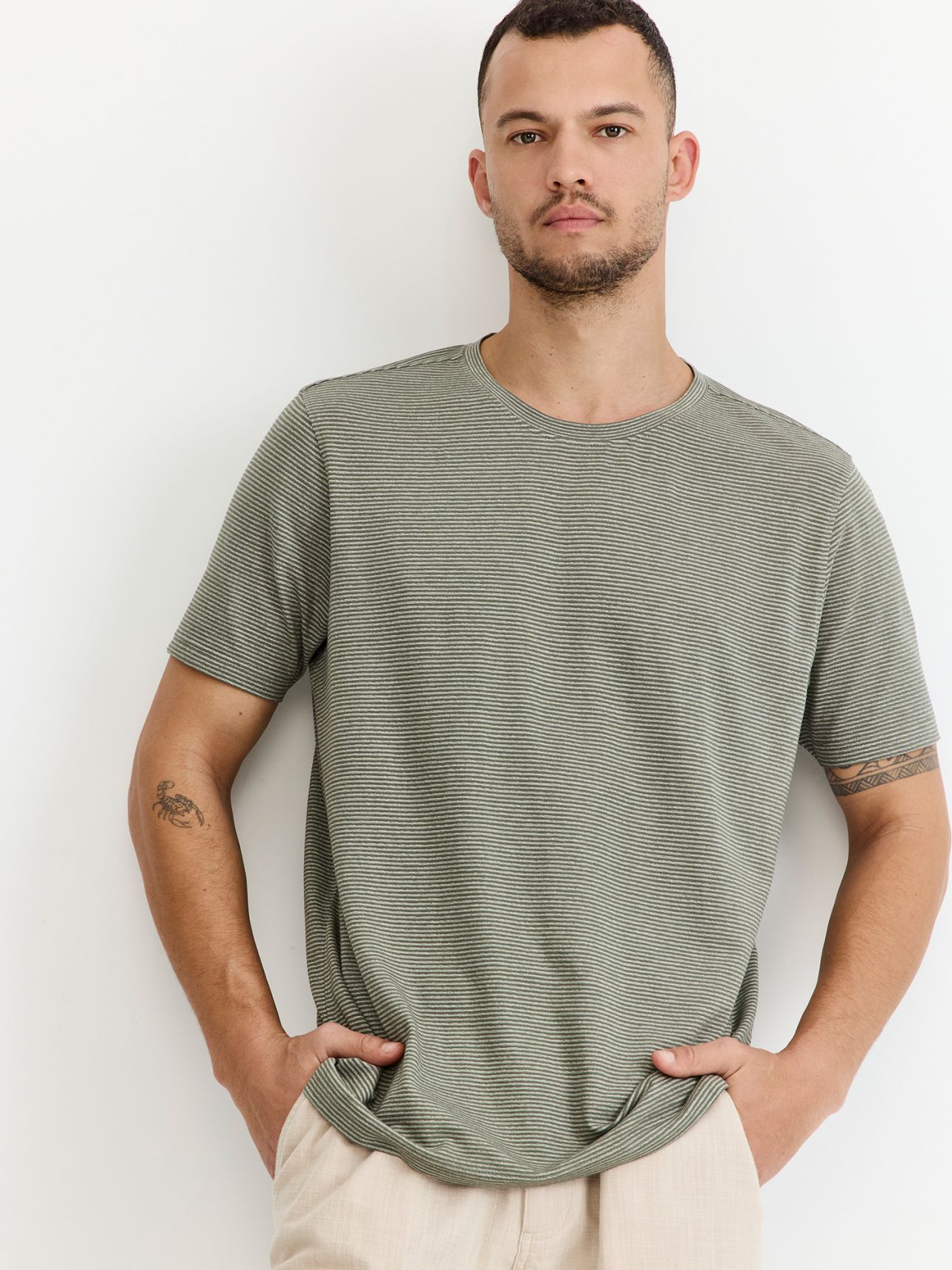 טי שירט פס מלאנז’