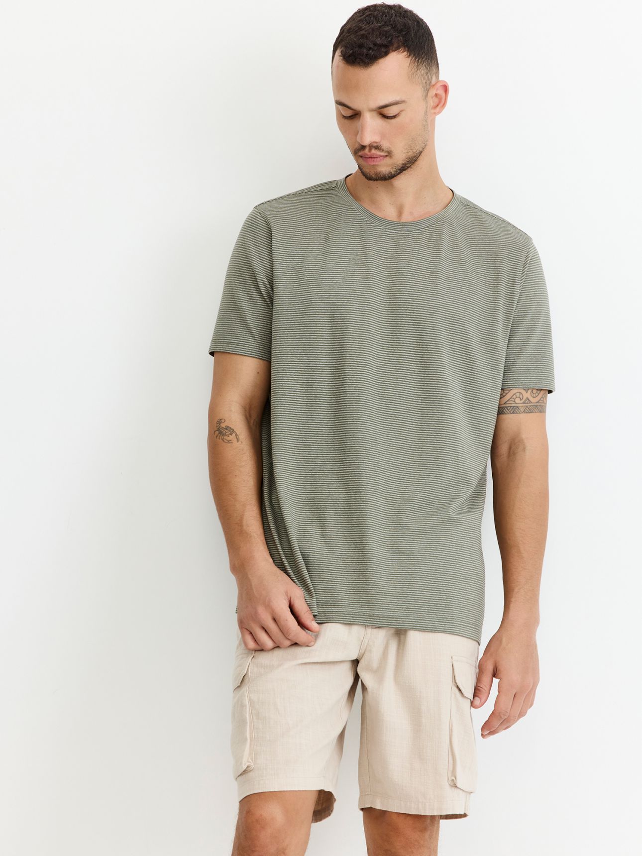 טי שירט פס מלאנז’