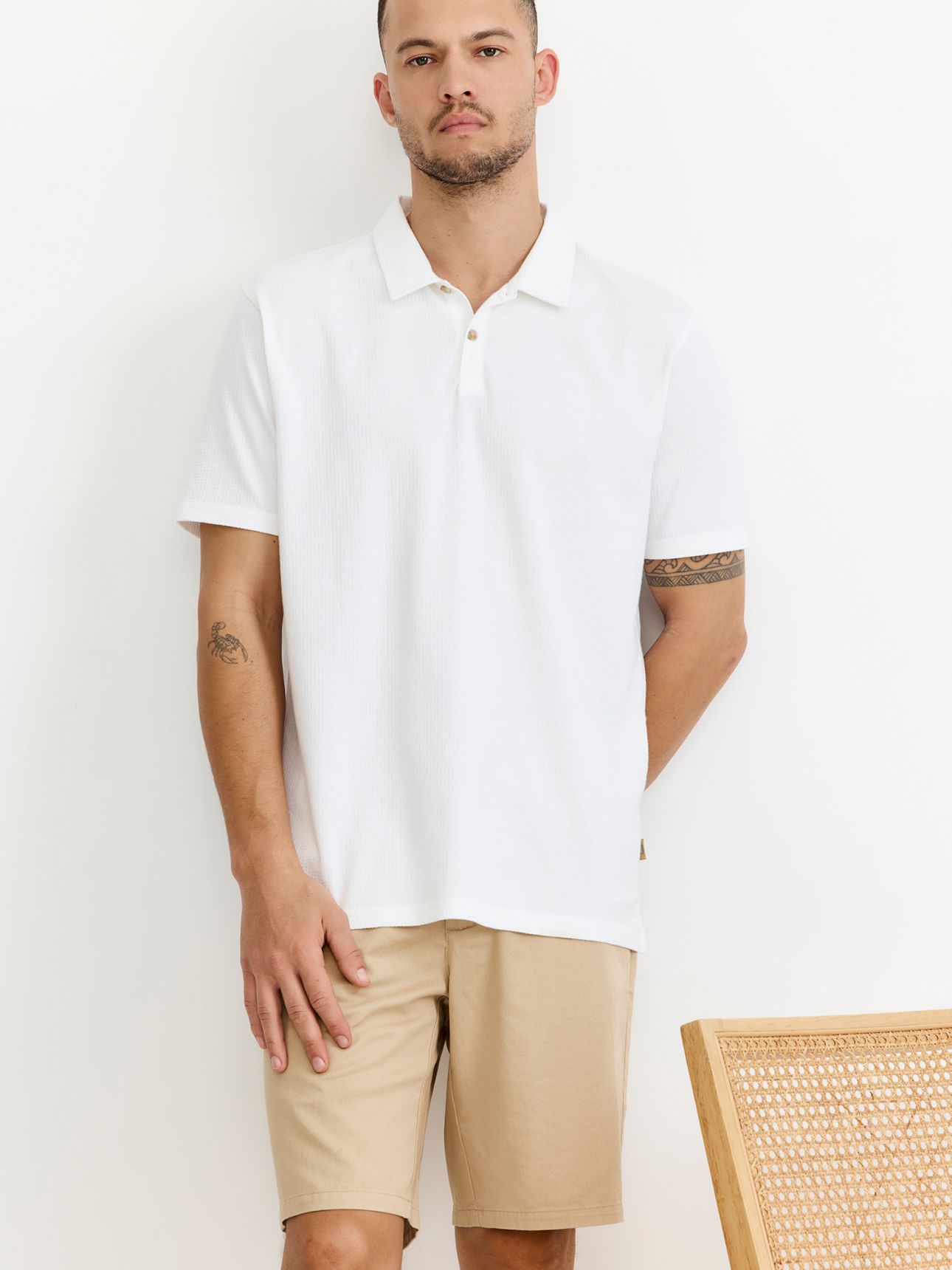 פולו סרוגה טקסטורה