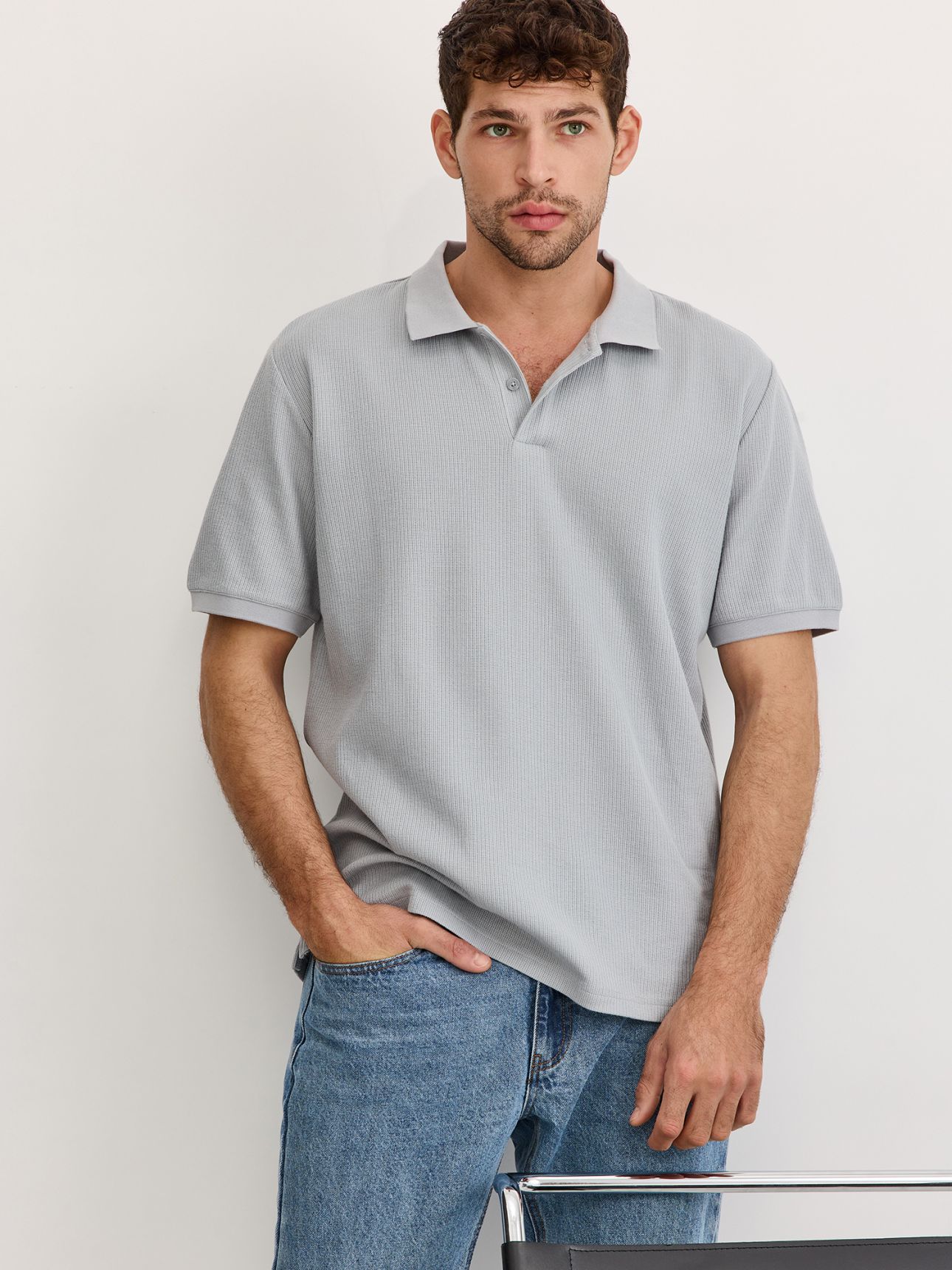 חולצת פולו ריב