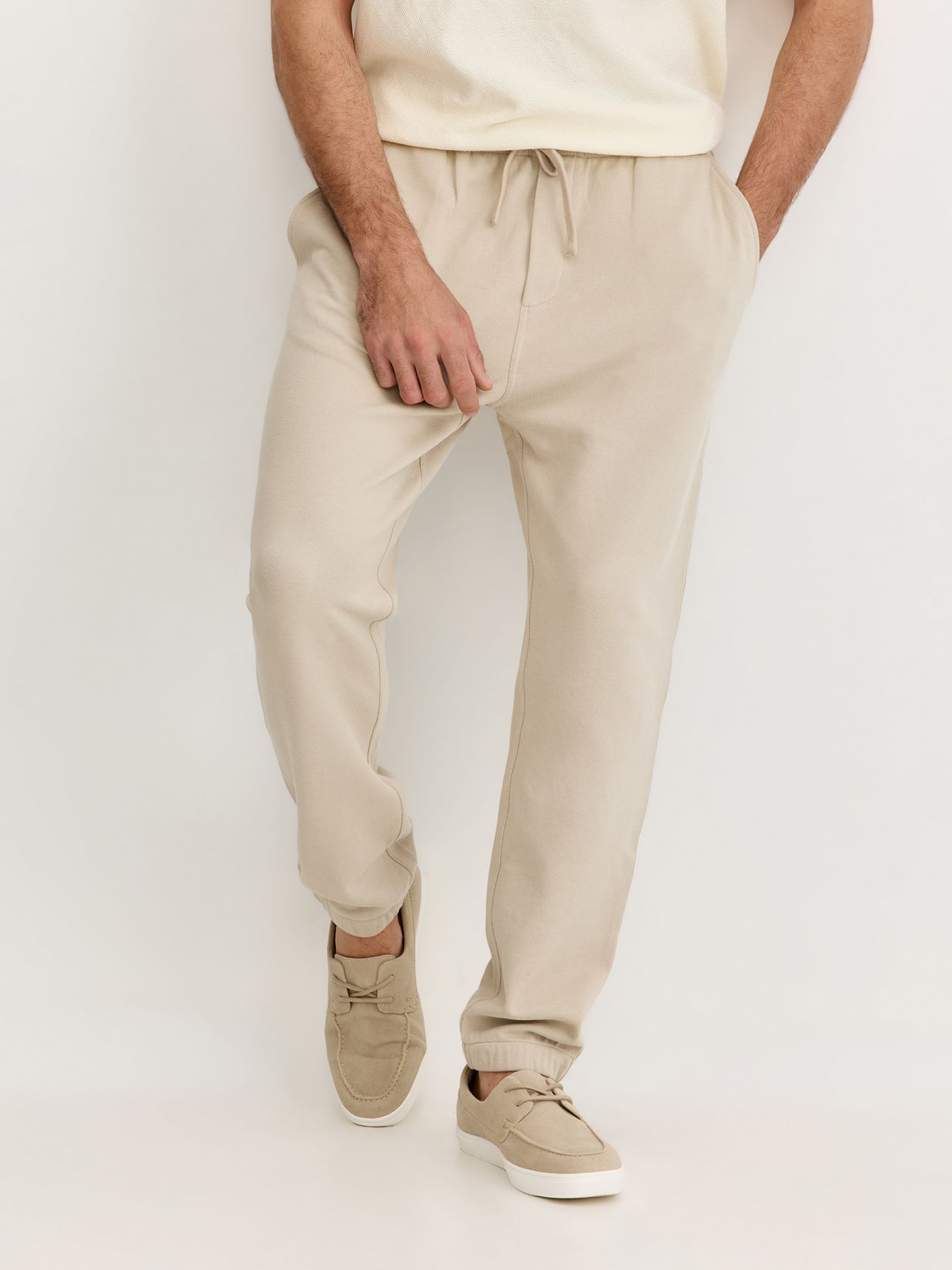 מכנסי צי’נו כותנה פיקה