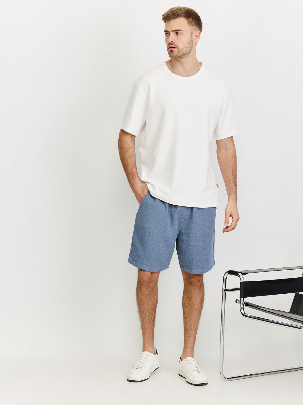 מכנסי ברמודה כותנה