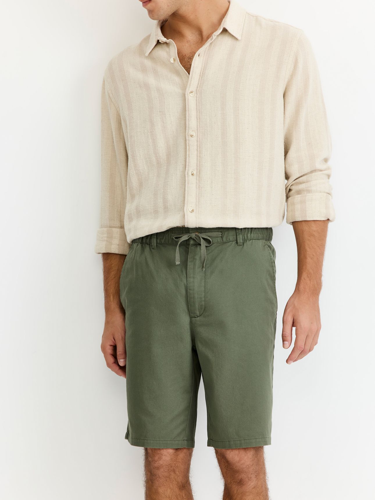 מכנסי ברמודה כותנה