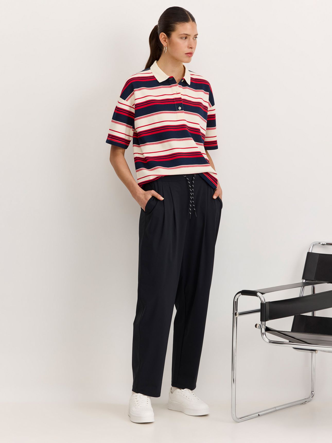 חולצת פולו פסים