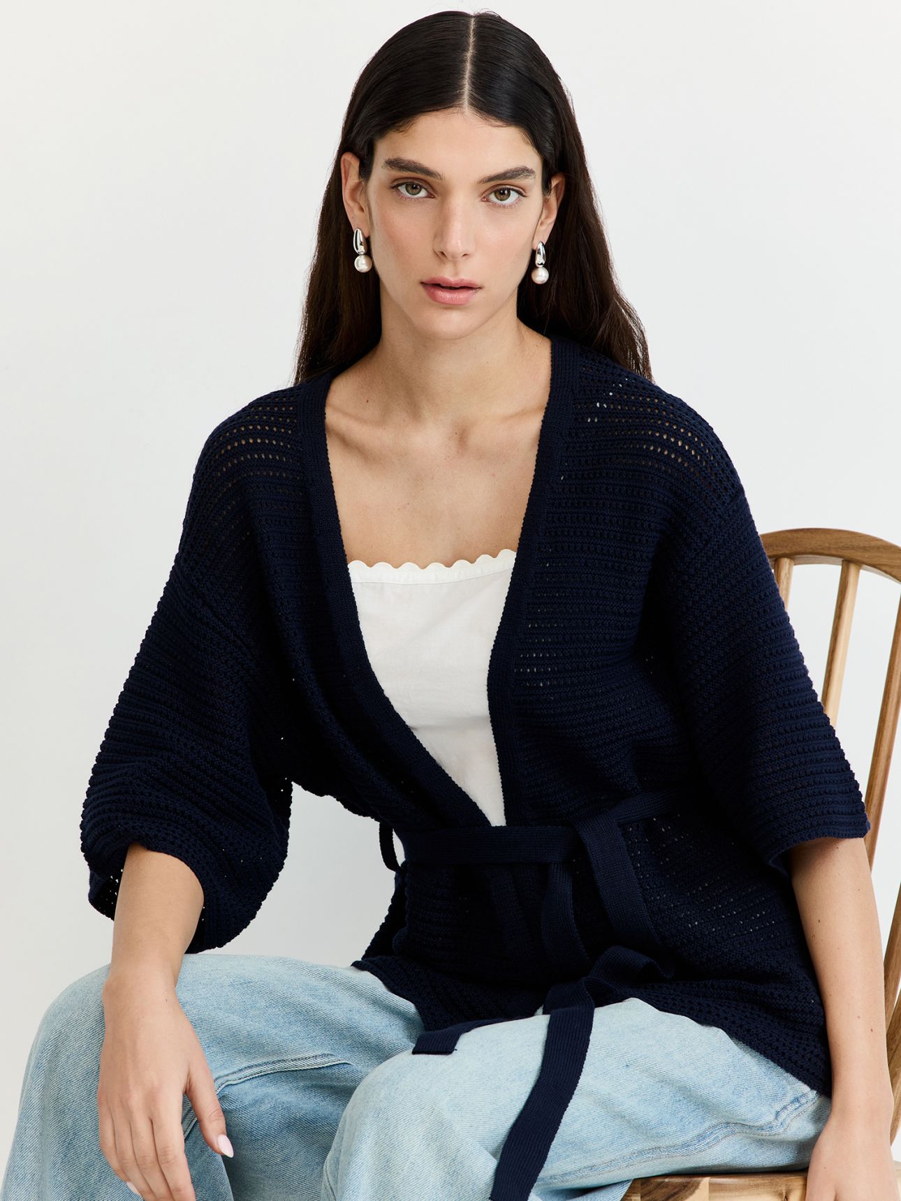 קימונו בסריגת קרושה