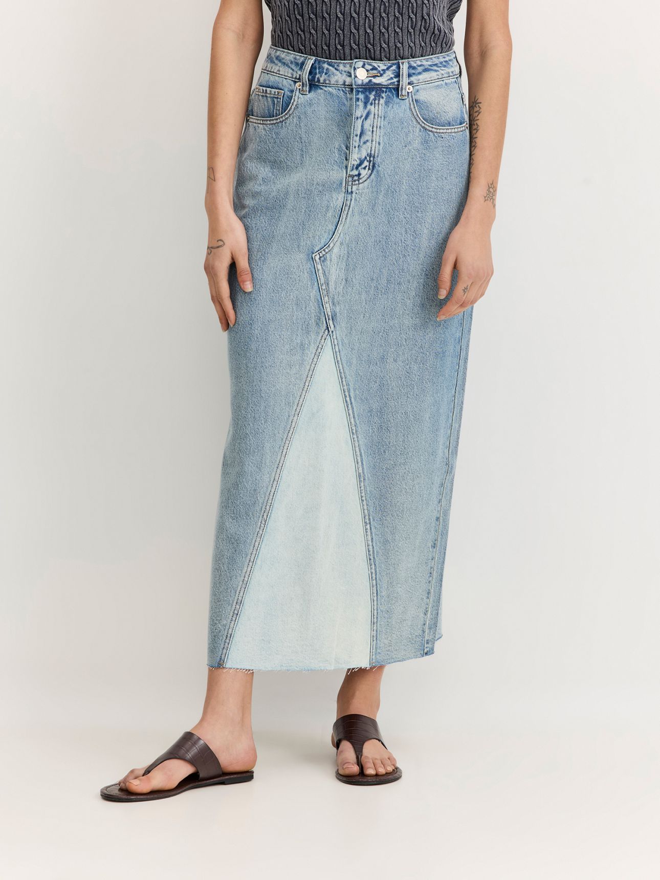 חצאית ג’ינס מקסי