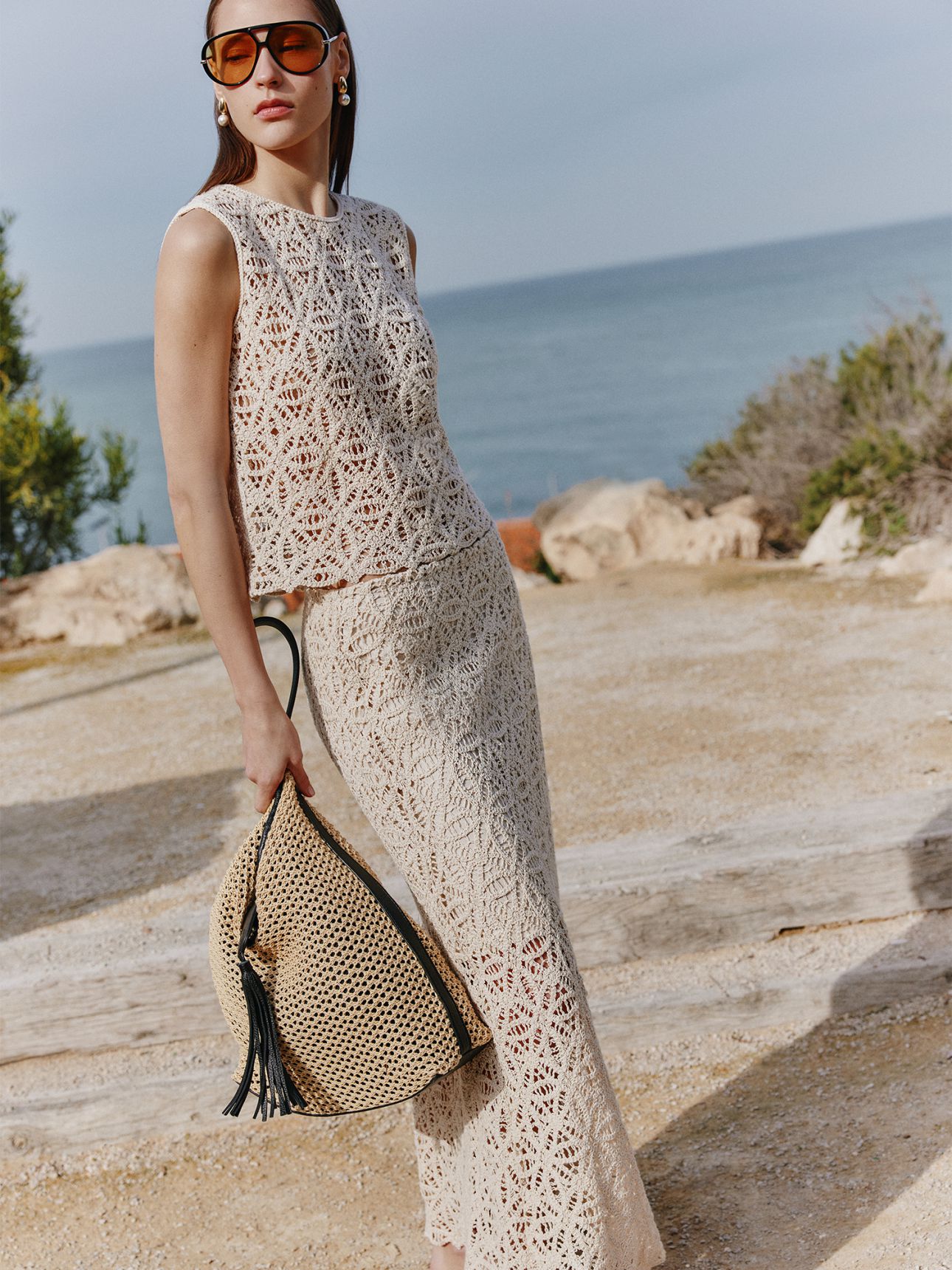 חצאית מקסי קרושה