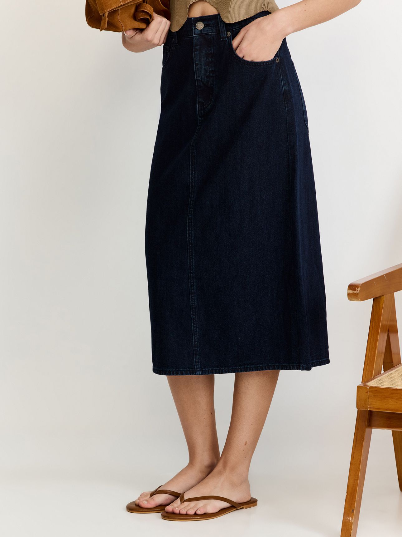 חצאית ג’ינס מידי