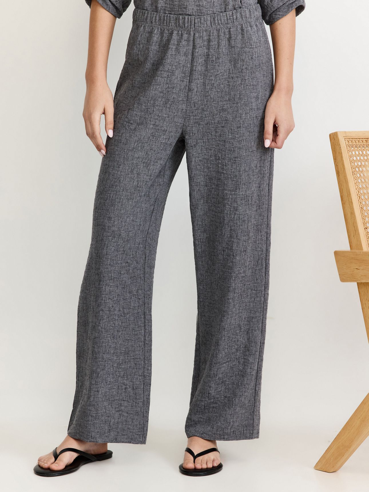 מכנסי חופשה רגל רחבה